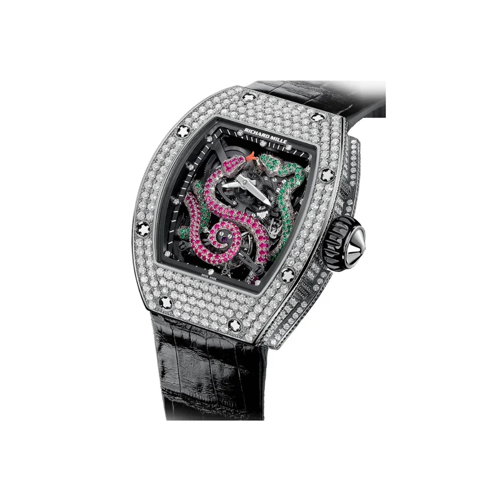 RM Stone Set Serpent Motif Watch
