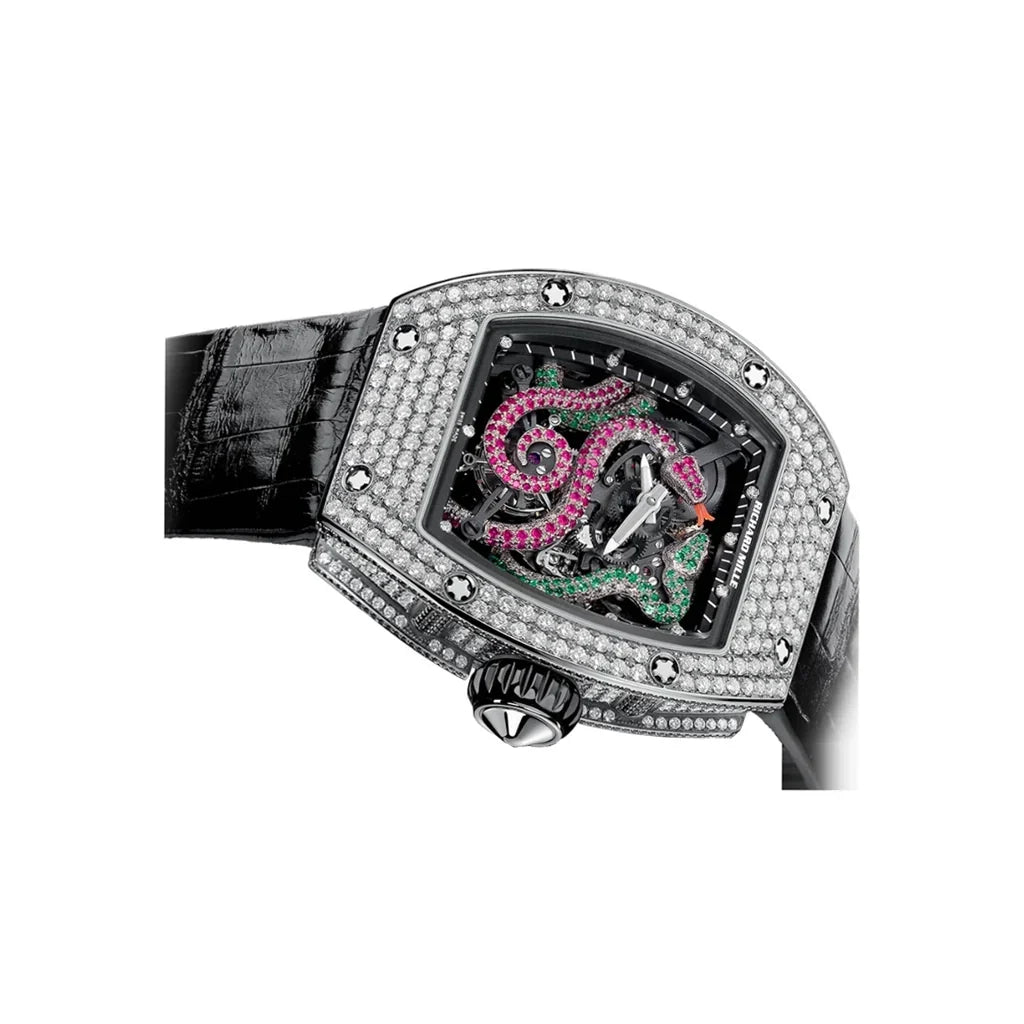 RM Stone Set Serpent Motif Watch