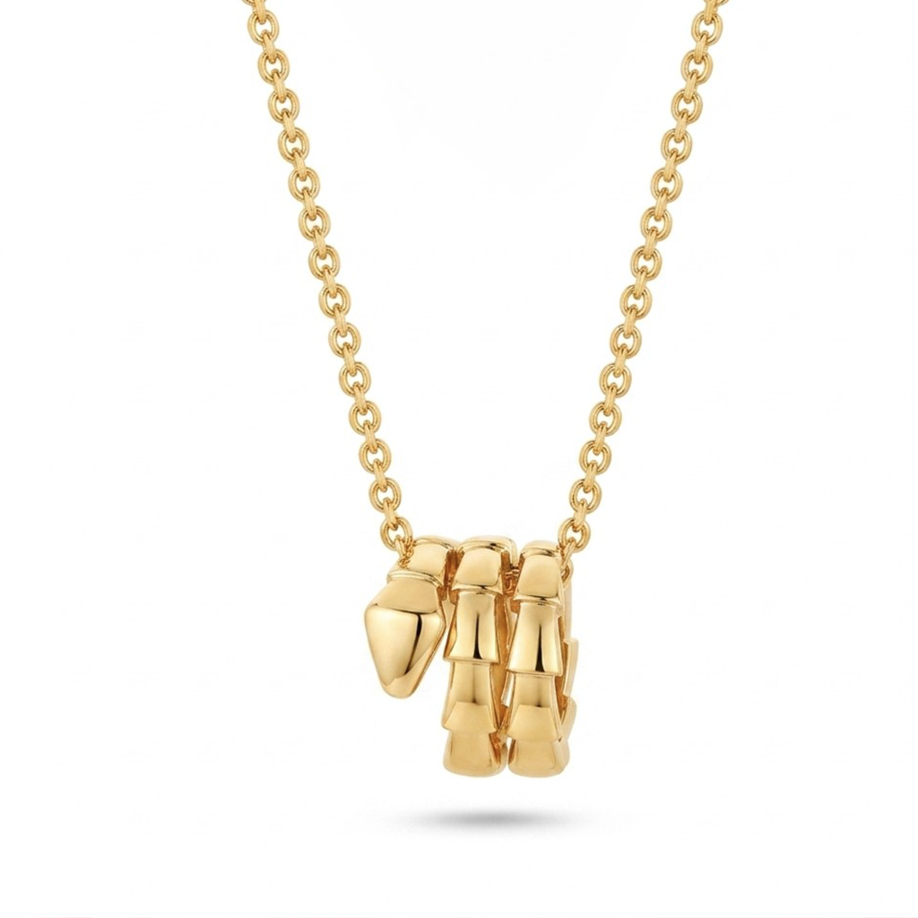 Serpenti Coiled Viper Pendant Necklace