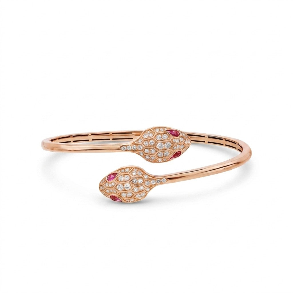 Serpenti Seduttori Pink Eye Snake Bracelet