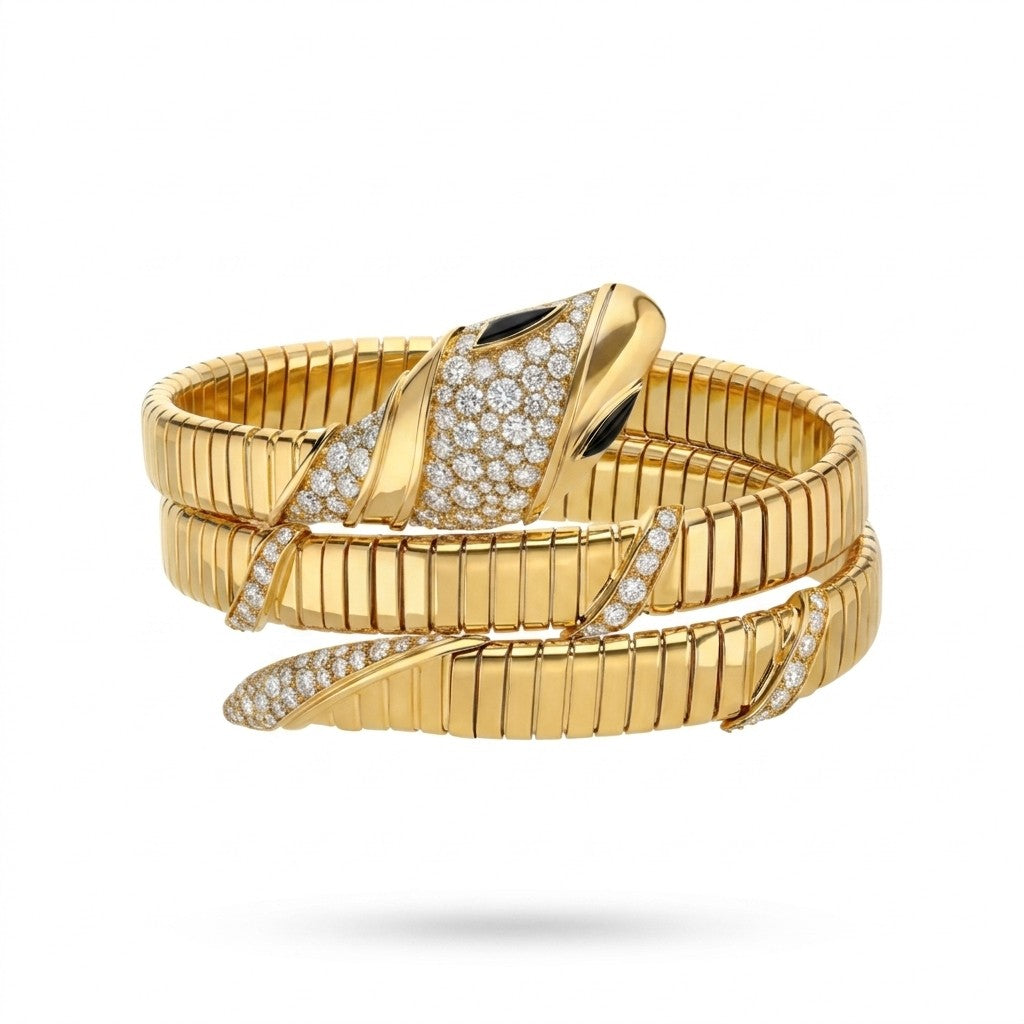 Serpenti Tubogas Coiled Snake Bracelet