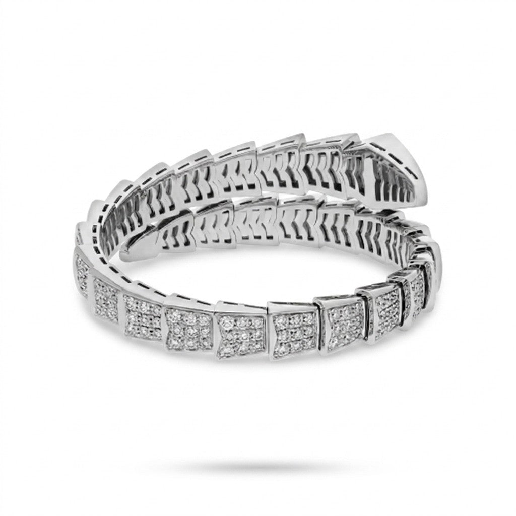 Serpenti Viper Pavé Scale Bracelet
