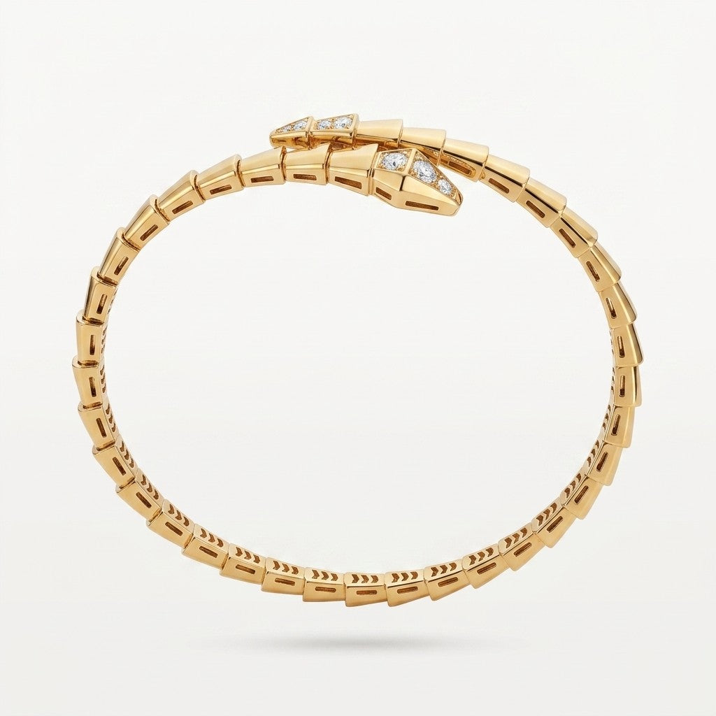 Serpenti Viper Scale Cuff Bracelet