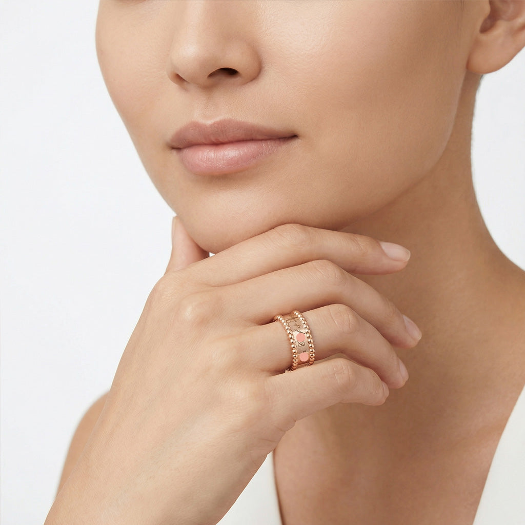 Inspired Perlée Ring