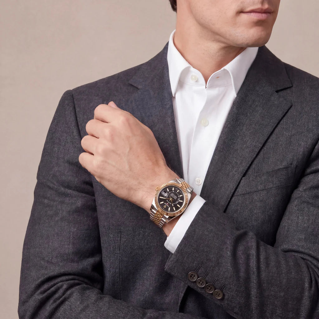 Sky-Dweller Automatic Watch With Dual Time And Annual Calendar