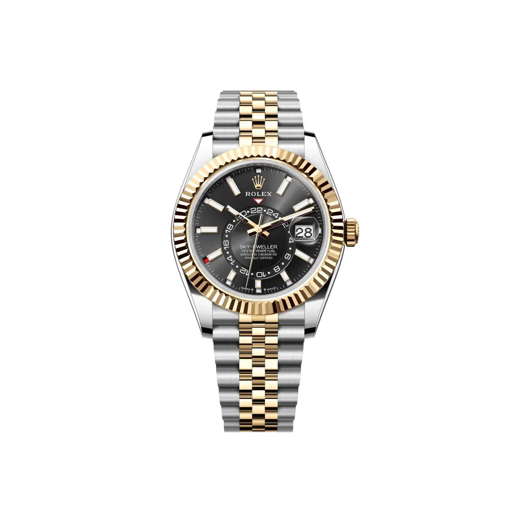 Sky-Dweller Automatic Watch With Dual Time And Annual Calendar
