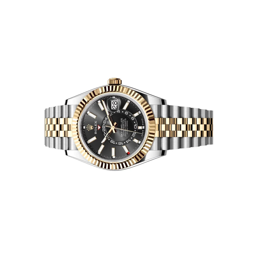 Sky-Dweller Automatic Watch With Dual Time And Annual Calendar
