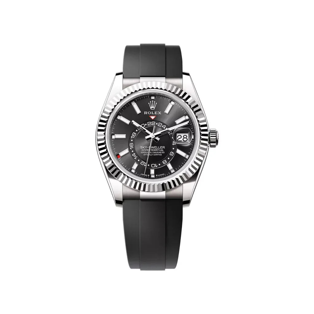 Sky-Dweller Automatic Watch With Dual Time And Ring-Command Control
