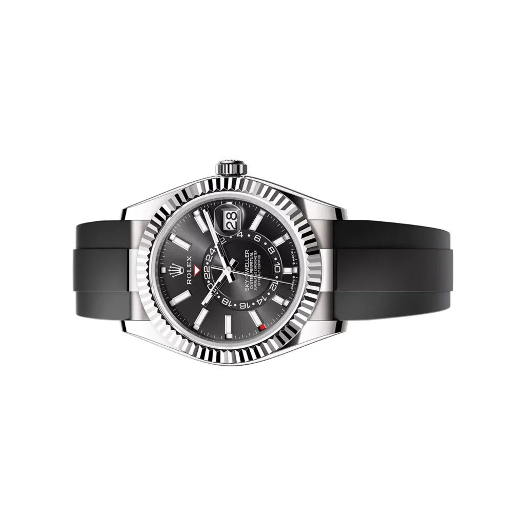 Sky-Dweller Automatic Watch With Dual Time And Ring-Command Control