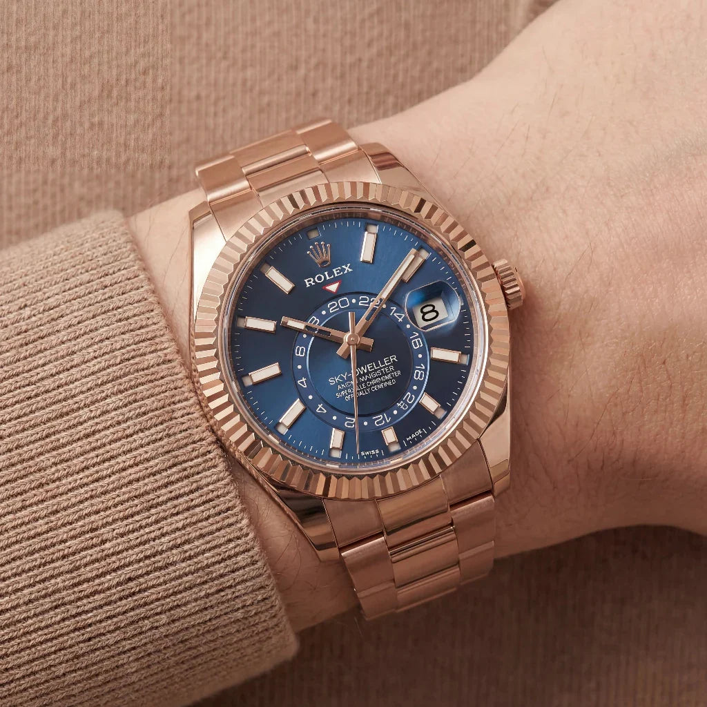 Sky-Dweller Automatic Watch With Dual Time Display