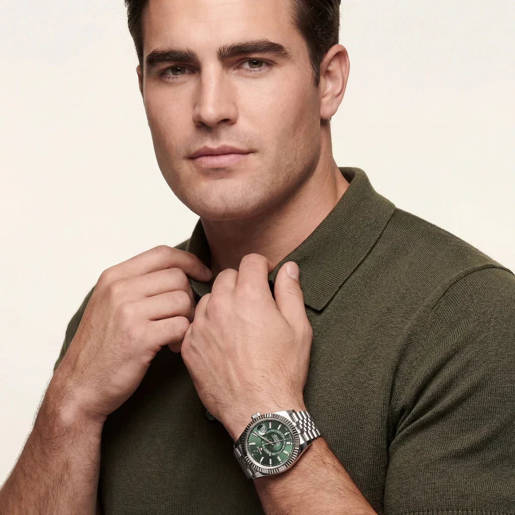 Sky-Dweller Automatic Watch With Dual Time Travel Layout