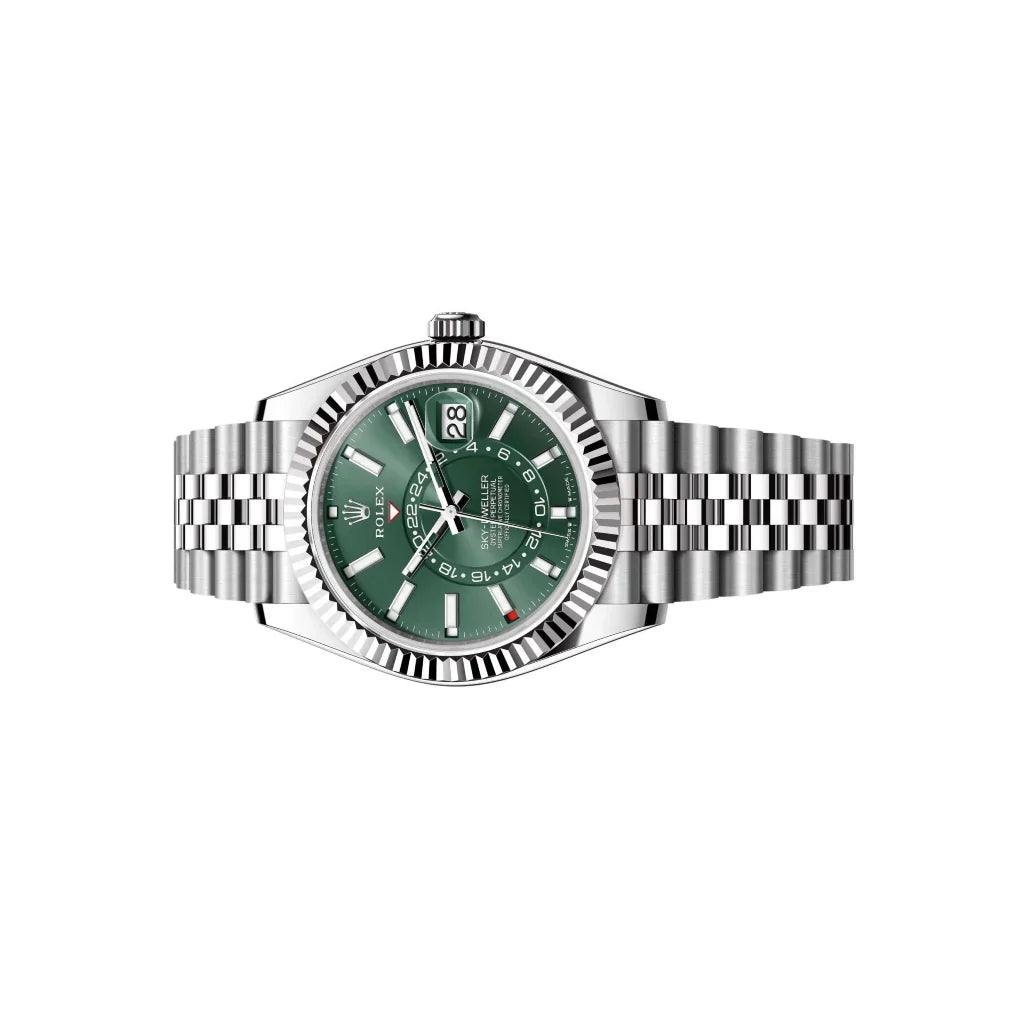 Sky-Dweller Automatic Watch With Dual Time Travel Layout