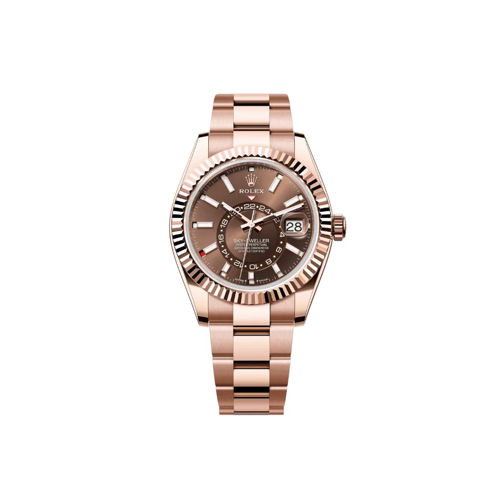 Sky-Dweller Brown Dial Men's Watch