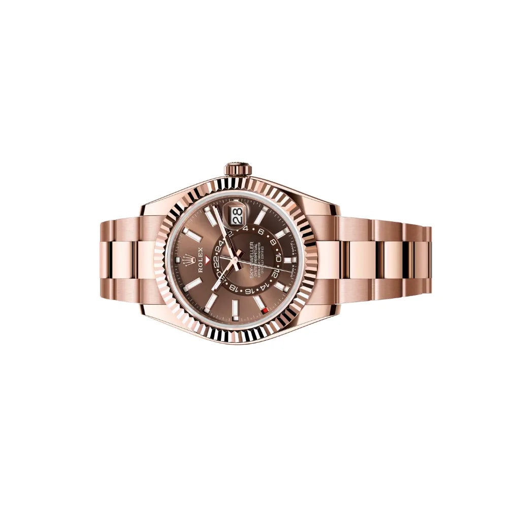 Sky-Dweller Brown Dial Men's Watch