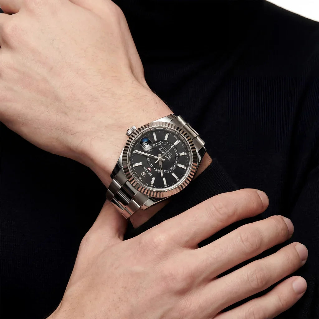 Sky-Dweller Men’s Watch With Modern Dial Design