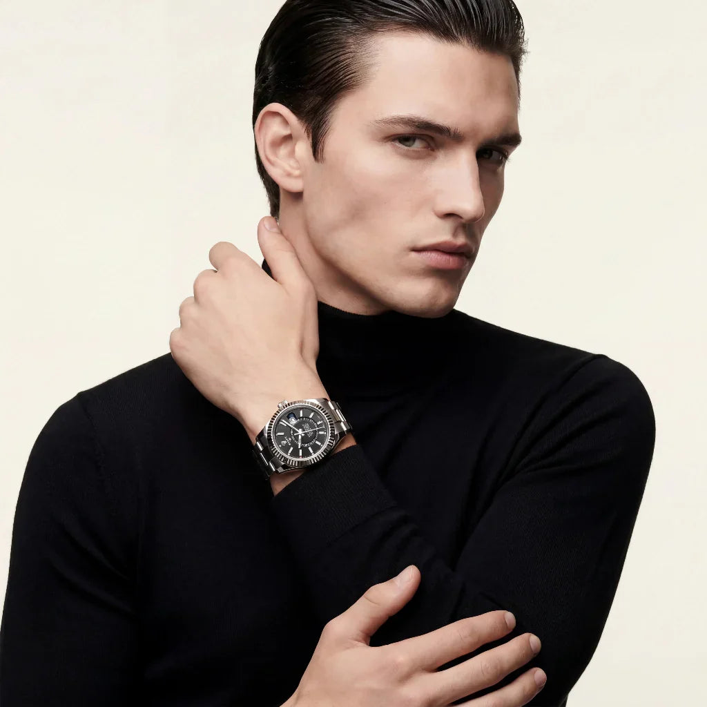 Sky-Dweller Men’s Watch With Modern Dial Design
