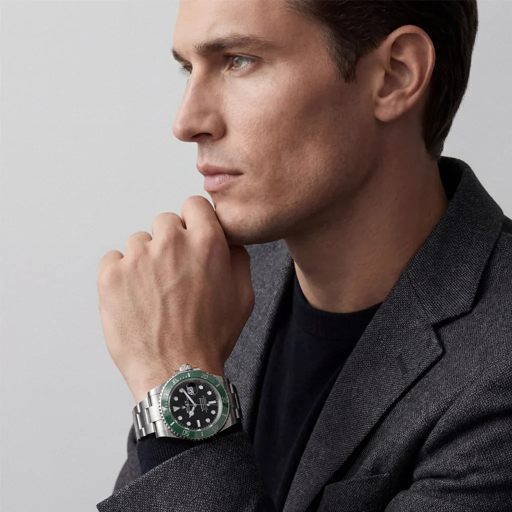 Submariner Date Green Dial Oystersteel Men's Watch