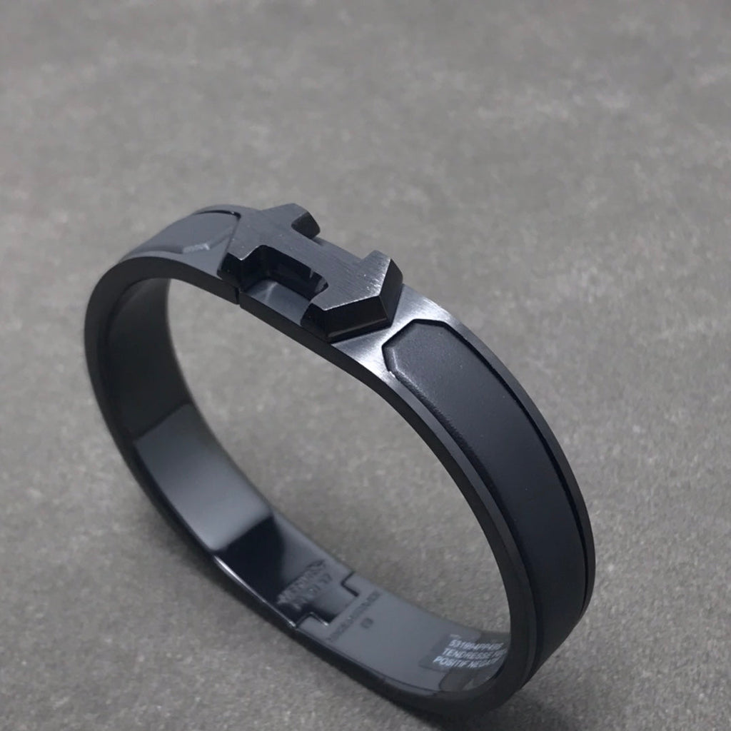 Super H Black Bracelet