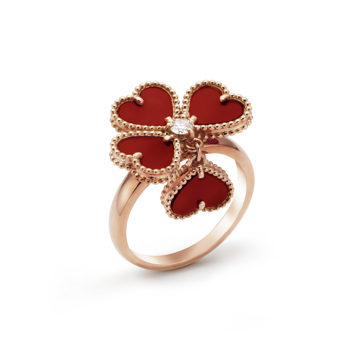 Sweet Alhambra Effeuillage Clover Ring