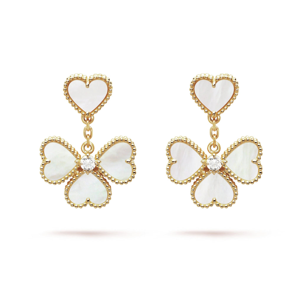 Sweet Alhambra Effeuillage Earrings