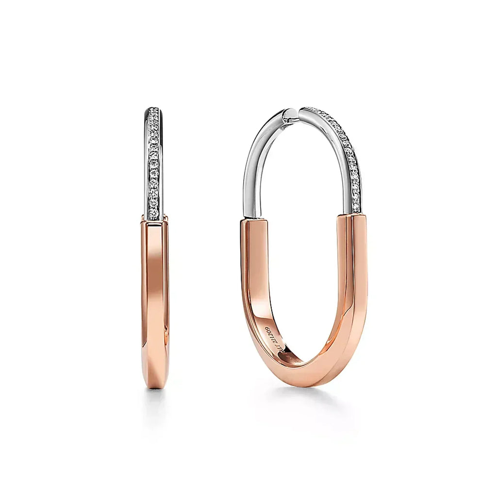T Lock Earrings