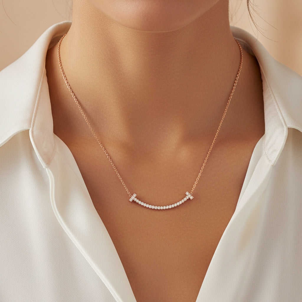 T Medium Pendant Necklace