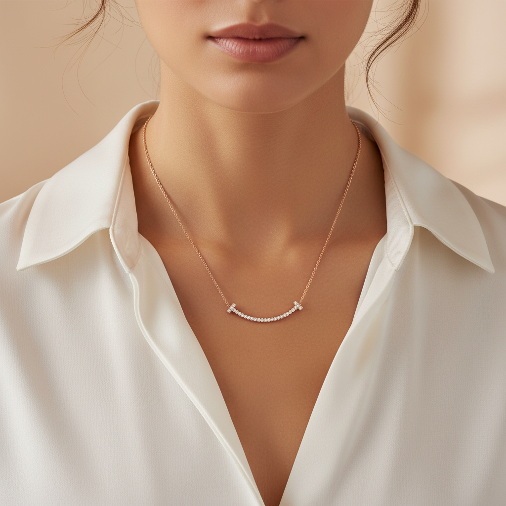 T Medium Pendant Necklace
