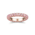 T Pink Crystal Eternity Band