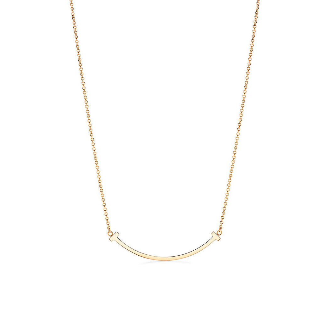 T Smile Pendant Necklace
