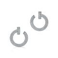 T T1 Open Hoop Earrings