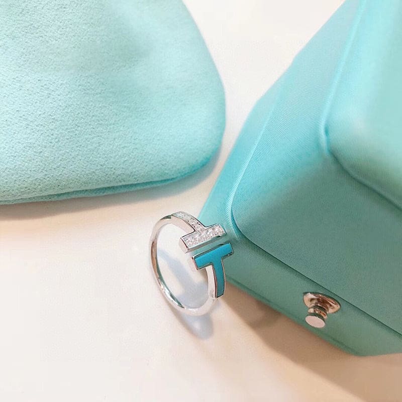 T Wire Ring With Turquoise