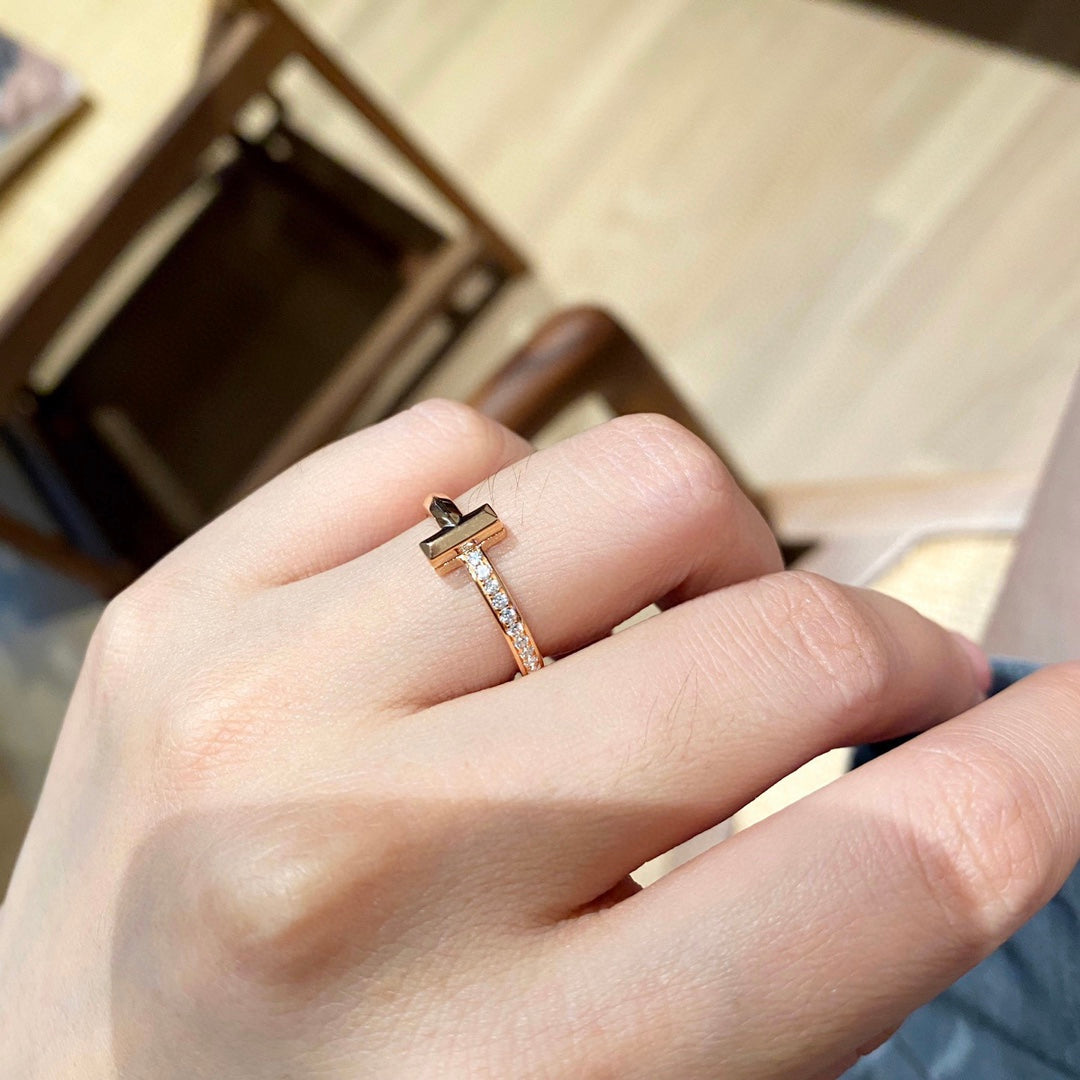 T1 Pavé Band Ring