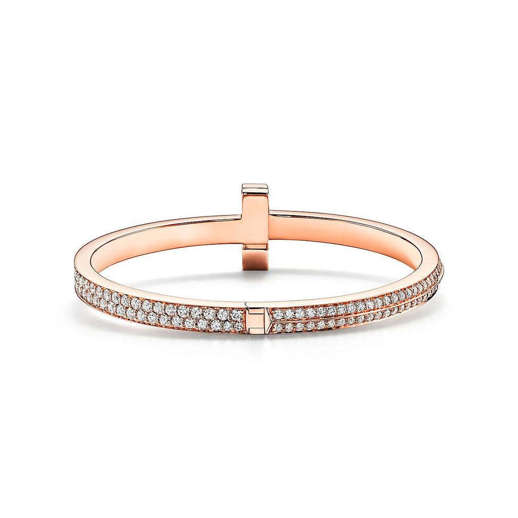 T1 Wide Hinged Bangle Bracelet