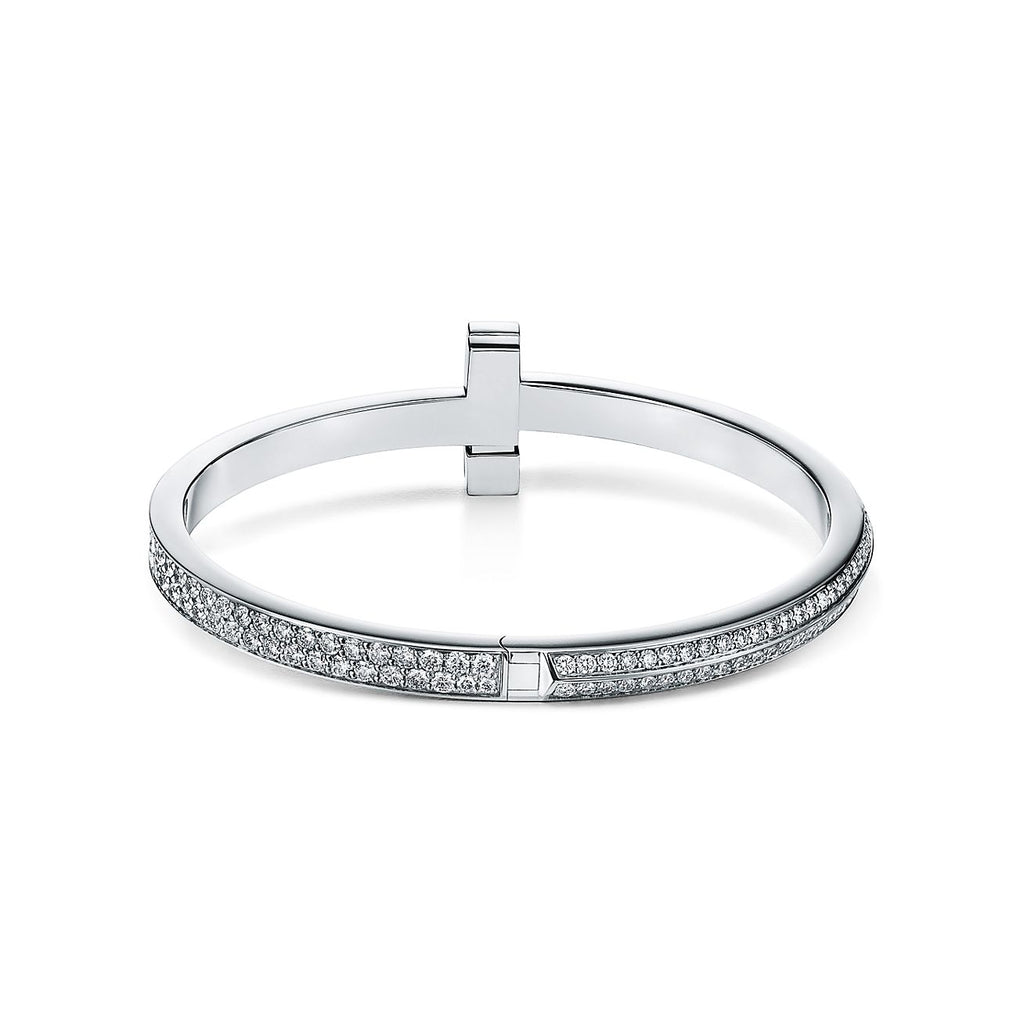 T1 Wide Hinged Bangle Bracelet