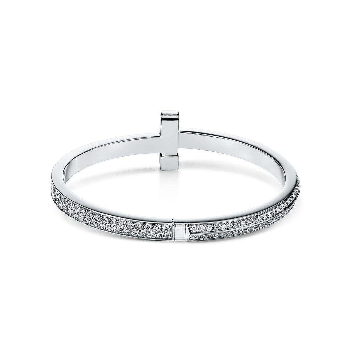 T1 Wide Hinged Bangle Bracelet