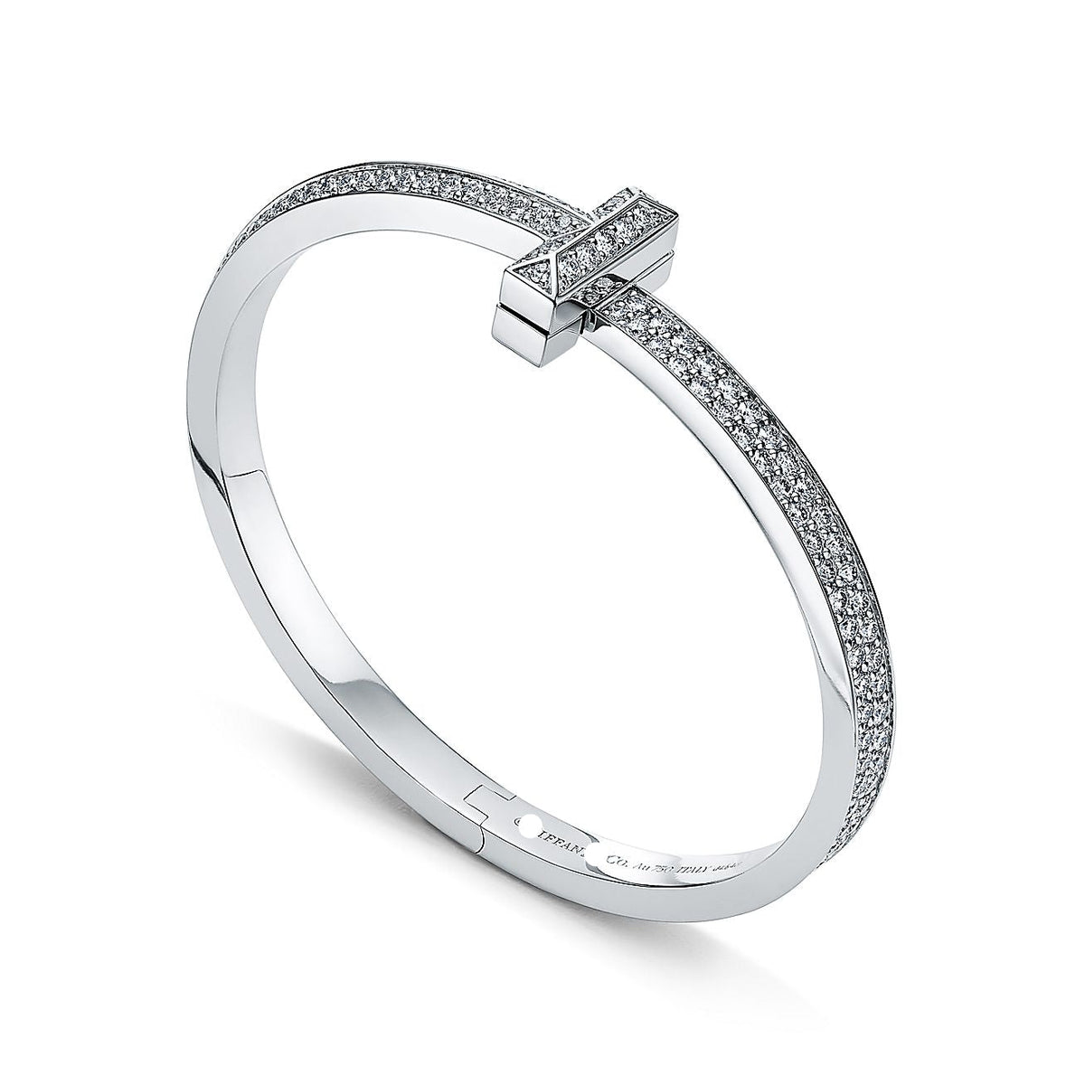 T1 Wide Hinged Bangle Bracelet