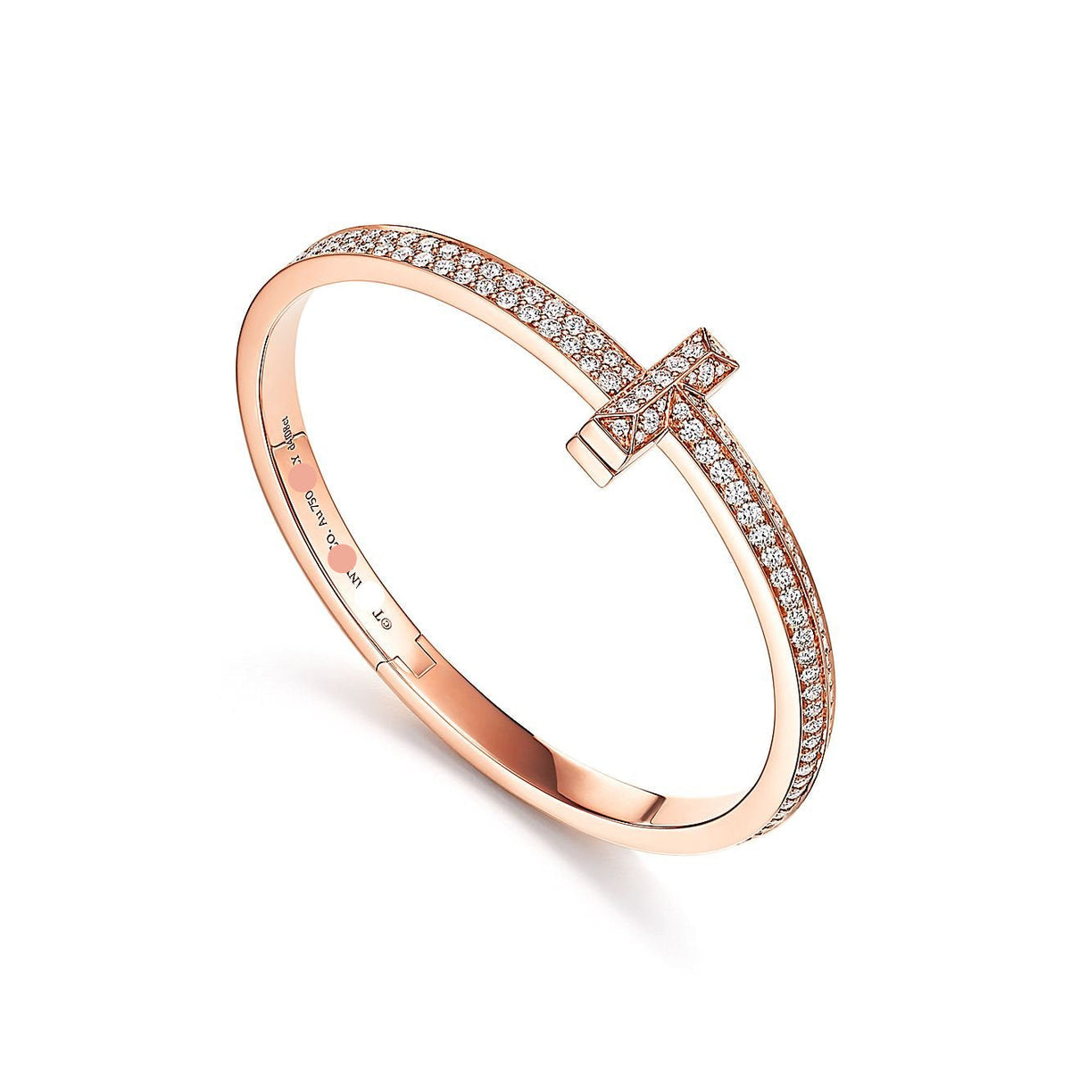 T1 Wide Hinged Bangle Bracelet