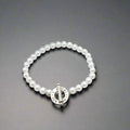 Tag Beads Toggle Clasp Bracelet