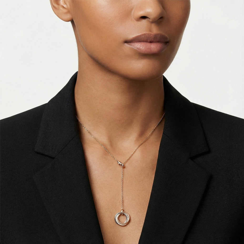 Trinity Circles Pendant Necklace