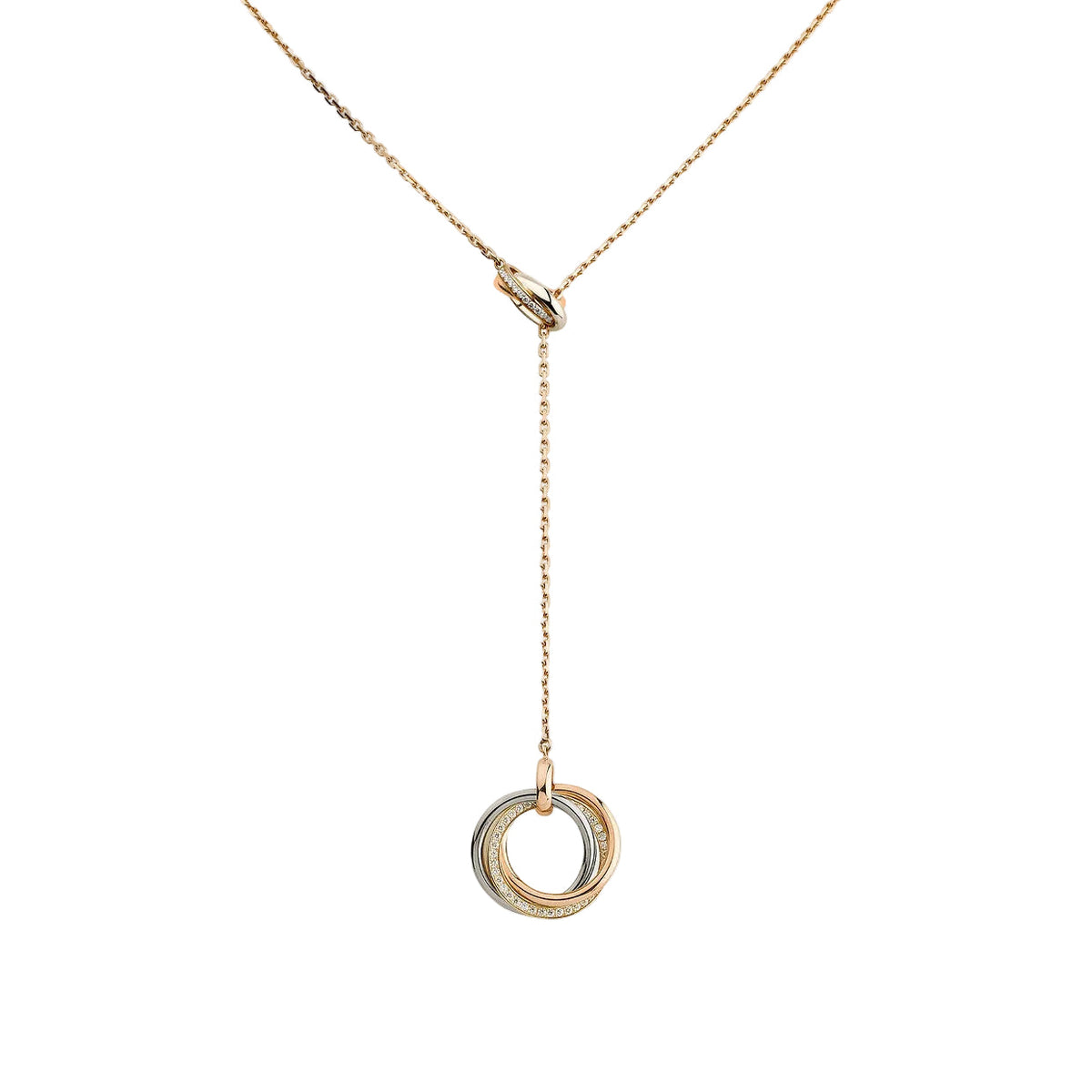 Trinity Circles Pendant Necklace