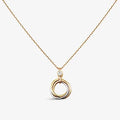 Trinity Interlock Circle Necklace