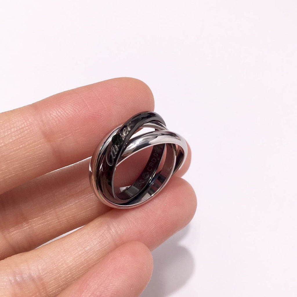 Triple Band Ceramic Ring