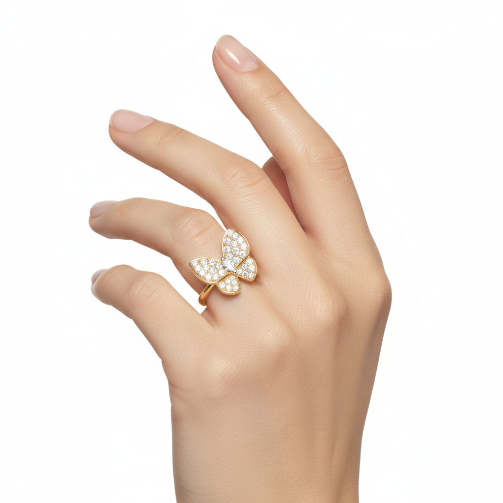 Two Butterfly Ring