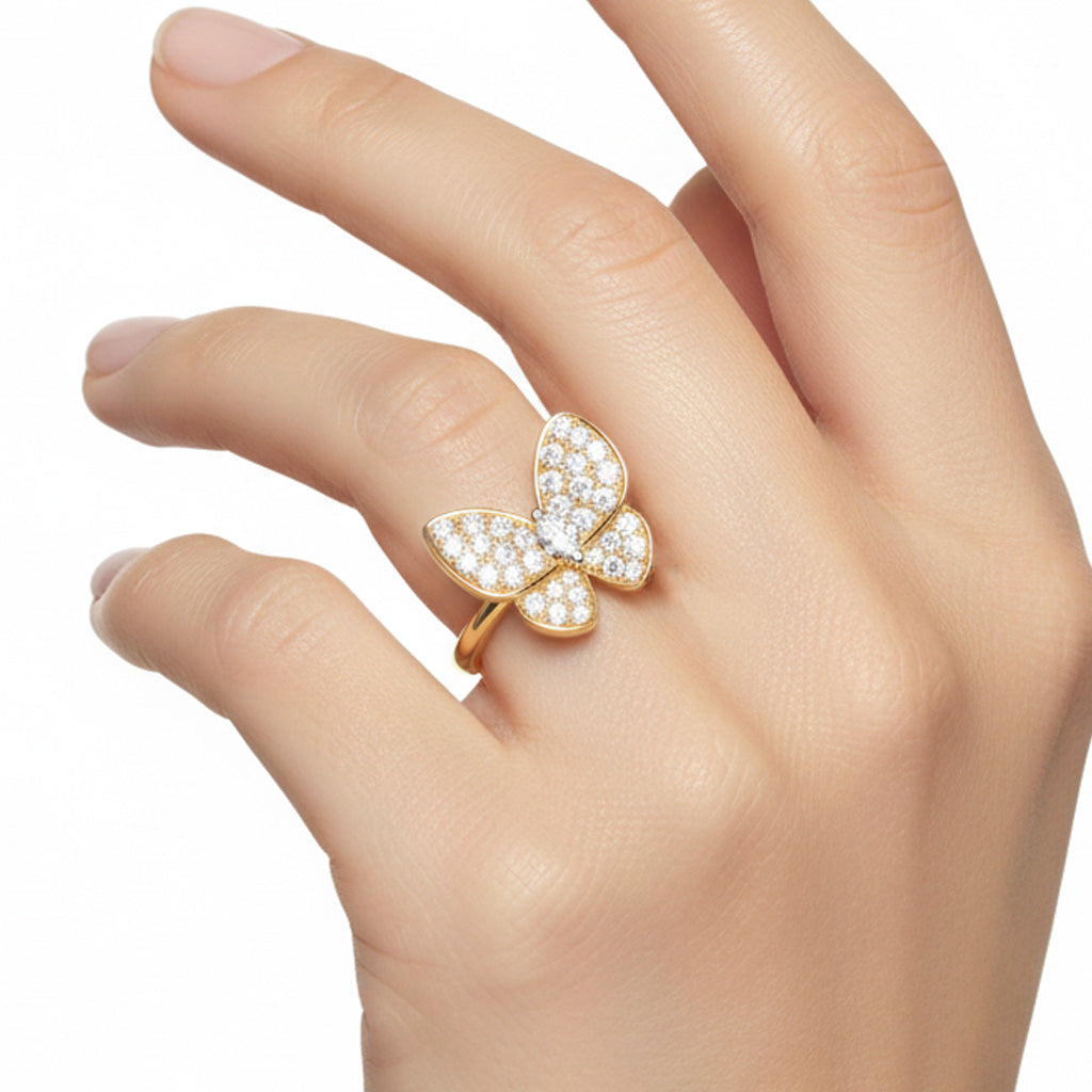 Two Butterfly Ring