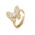 Two Butterfly Ring