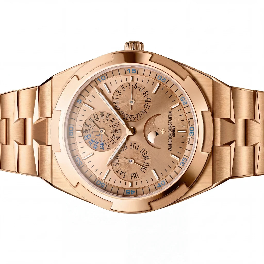 VC Champagne Moonphase Style Calendar Watch