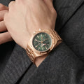 VC Gold Green Multi Dial Watch