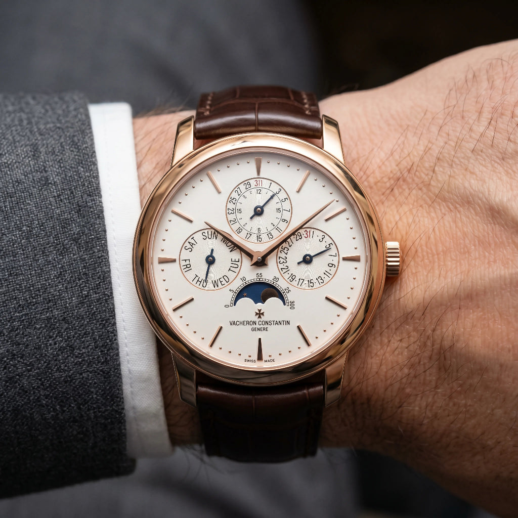 VC Moonphase Style Calendar Dial Watch
