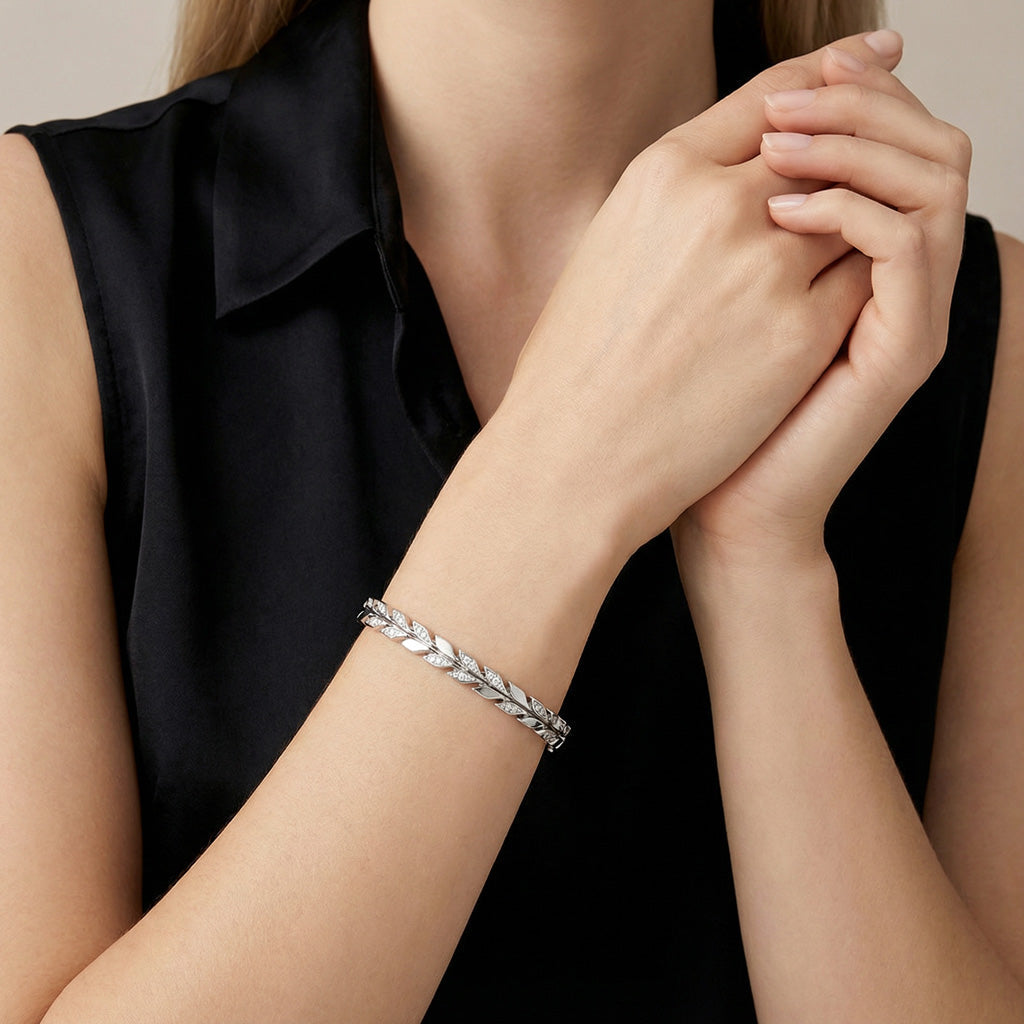Victoria Vine Hinged Bracelet