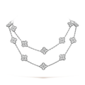 Vintage Alhambra 20 Motifs Long Necklace